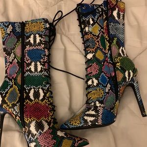 Colorful boots